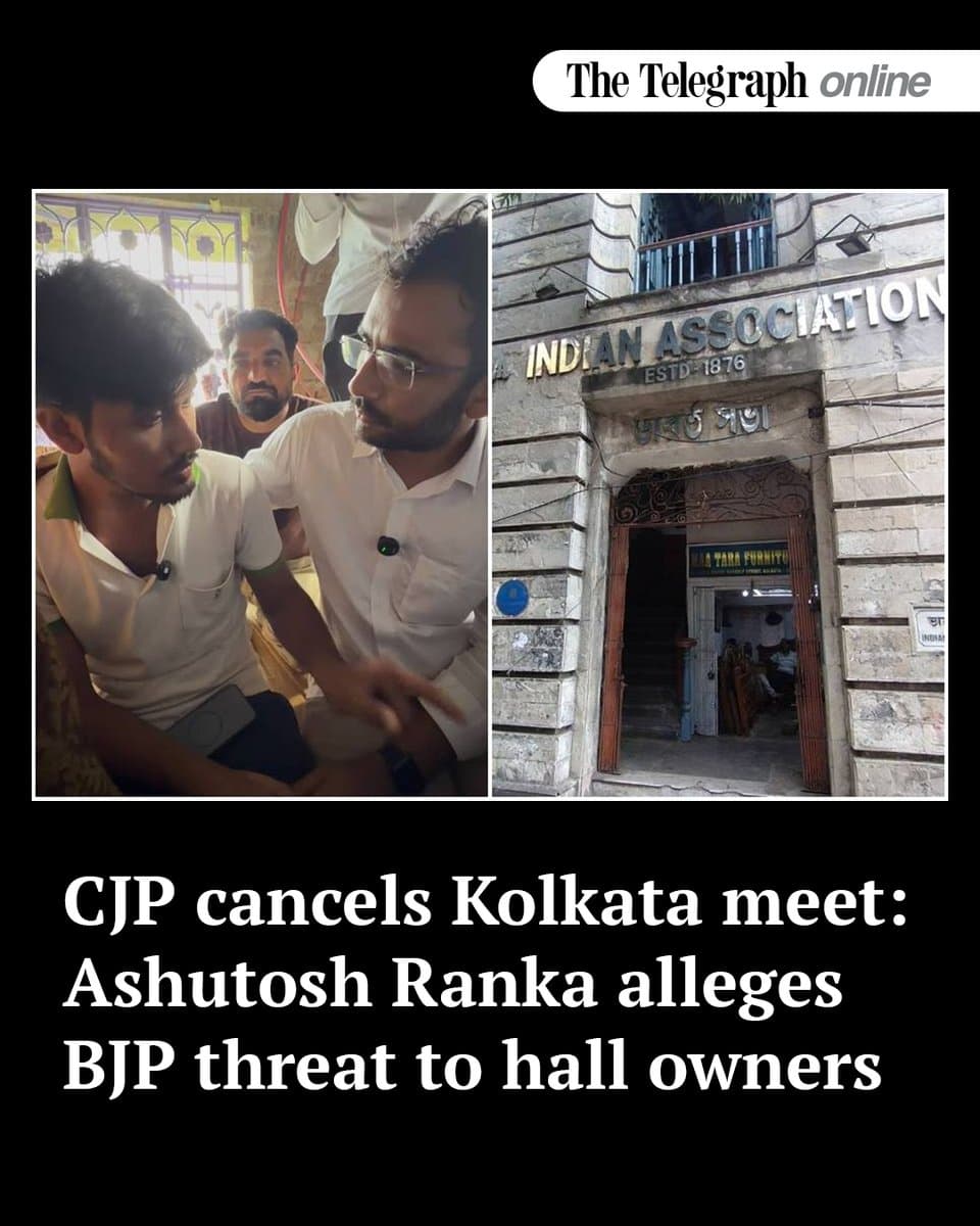 CJP Presses Bengal BJP: School Thik Karo Expands After Kolkata Venue Blocks