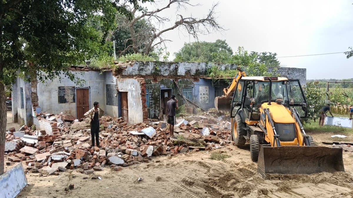 CJP Impact: Classroom Repairs Start at Jodhavas Thanagazi School